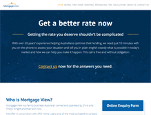 Tablet Screenshot of mortgageview.com.au